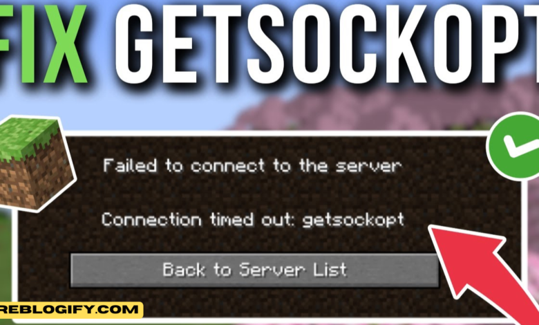 getsockopt minecraft error